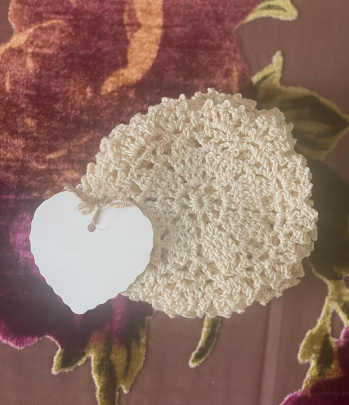 Set Of 4 Handmade Crochet Macramé Doily Tea Coffee Drink Table Coasters